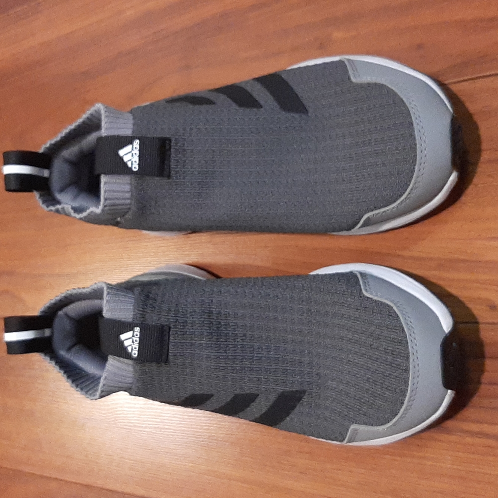 Adidas, grey, slip-on, sneaker